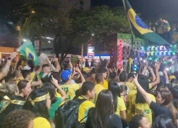 A visita de Flávio marca uma das últimas agendas do candidato em Minas Gerais antes da votação de domingo (4) -  (crédito: Luiz Ribeiro/EM/DA.Press)