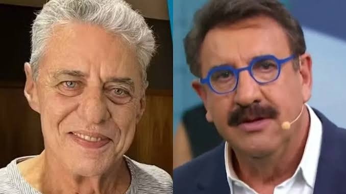 Chico Buarque e Ratinho, envolvidos em pol&ecirc;mica judicial por declara&ccedil;&otilde;es sobre a Lei Rouanet -  (crédito: Reprodu&ccedil;&atilde;o )