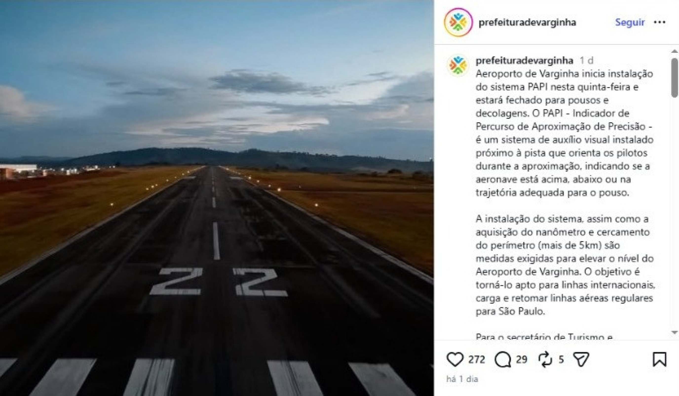 Publica&ccedil;&atilde;o foi apagada ap&oacute;s a repercuss&atilde;o