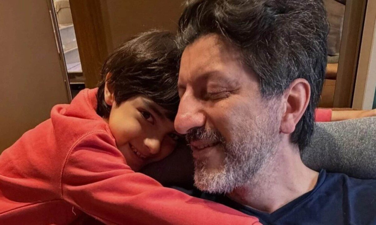Lito Sousa gravou três vídeos com lições de vida para o filho assistir nos aniversários de 9, 14 e 18 anos - (crédito: Tupi)