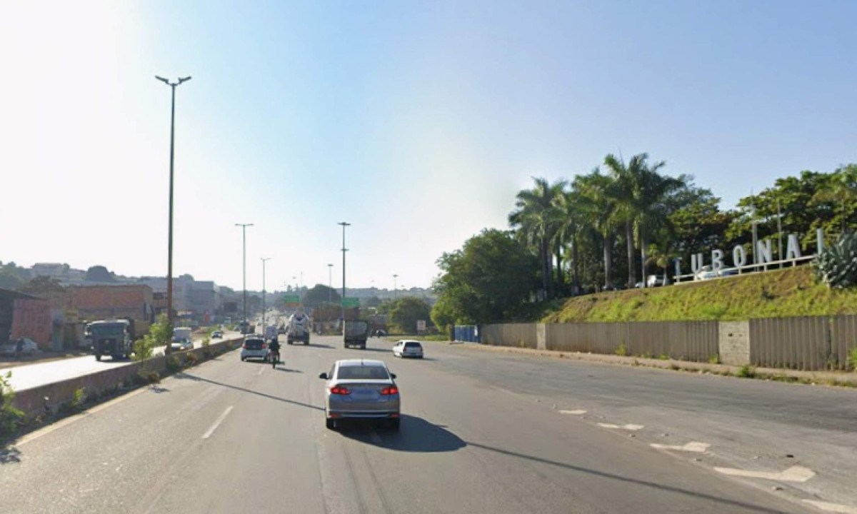 BR-381 próximo à empresa Tubonal, no bairro Nazaré, em BH - (crédito: Reprodução/Google)