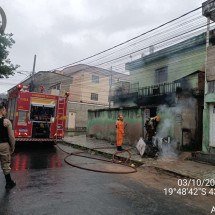 Venda Nova: morador é encontrado carbonizado dentro de casa em BH - Corpo de Bombeiros/Reprodução