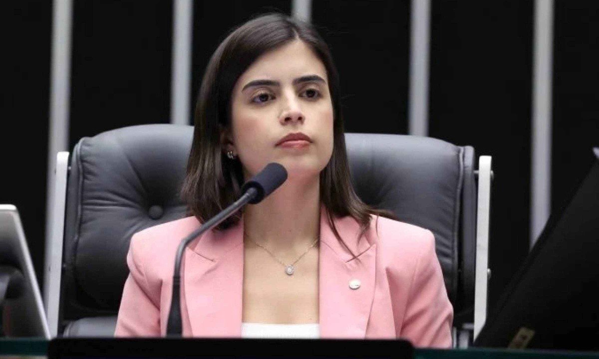 A notícia foi divulgada pela própria Tabata Amaral em suas redes sociais - (crédito: Câmara dos Deputados/Divulgação )