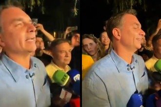 "Fiquei muito feliz", diz Flávio sobre resultado do primeiro turno 