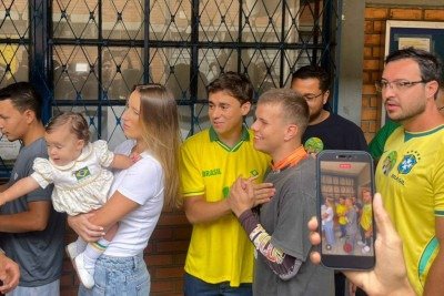 Além da própria candidatura, Nikolas teve participação de destaque na campanha presidencial de Flávio Bolsonaro em Minas Gerais -  (crédito: Wellington Barbosa/EM/D.A Press)