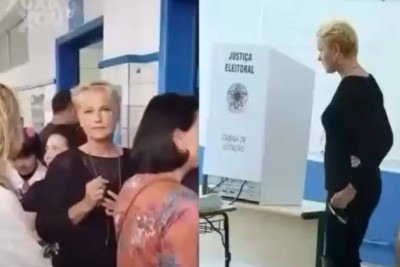 Vídeo antido de Xuxa voltou a circular como se fosse das eleições neste 4 de outubro -  (crédito: Redes sociais / Reprodução)