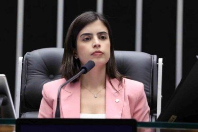 A notícia foi divulgada pela própria Tabata Amaral em suas redes sociais -  (crédito: Câmara dos Deputados/Divulgação )