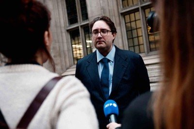 O advogado Tom Goodhead, que integrava a equipe que levou o caso dos atingidos de Mariana Ã  JustiÃ§a inglesa, deixou o escritÃ³rio em meio a acusaÃ§Ãµes de uso indevido de verbas e se associou a outro, indicado por representantes das vÃ­timas para passar a defendÃª-las -  (crédito: BENJAMIN CREMEL/AFP â?? 21/10/2024)
