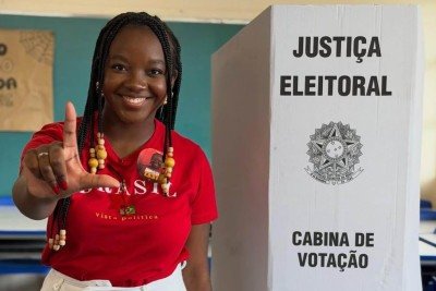 Aos 21 anos, a petista Ana Elisa é eleita a deputada federal mais jovem por Minas Gerais 
 -  (crédito: Redes sociais/ @anaelisast)
