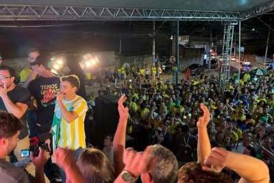 Nikolas Ferreira é reeleito com mais de 3 milhões de votos -  (crédito: Ramon Lisboa/EM.D/A Press)