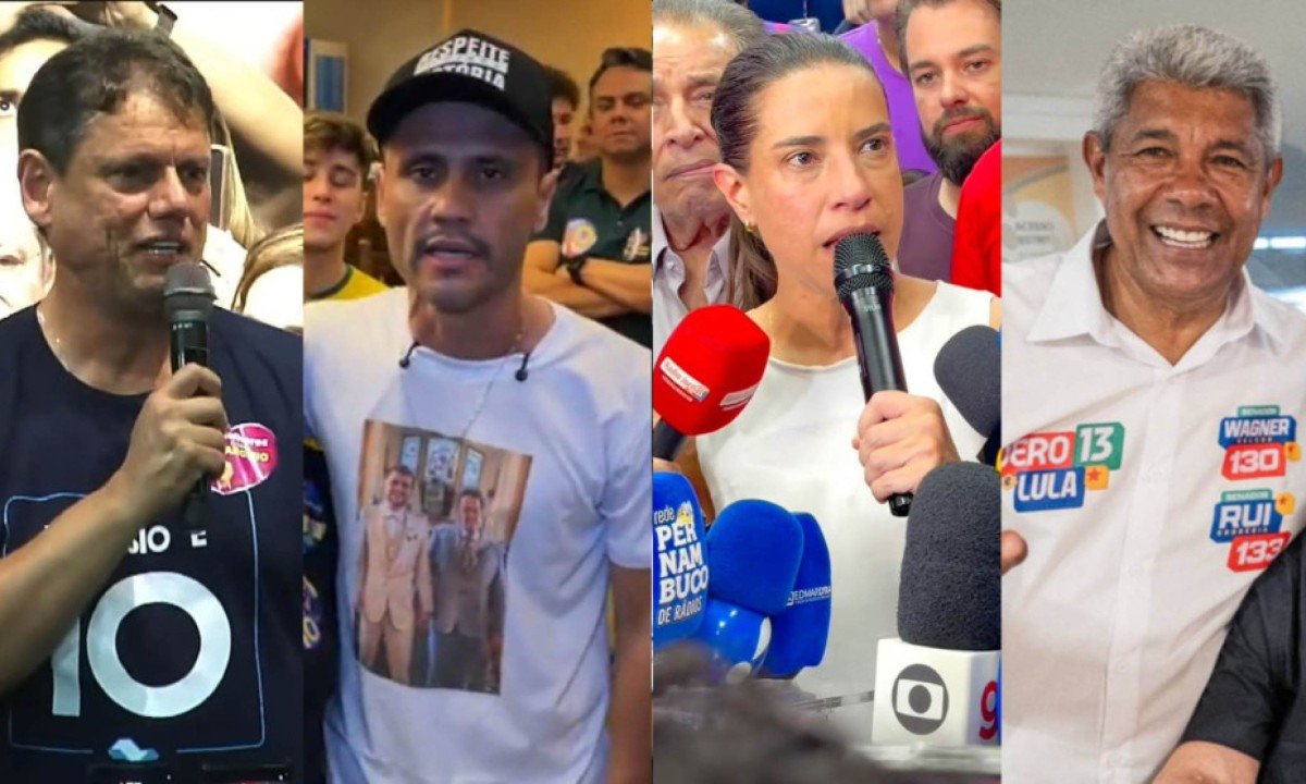 Mapa dos governos estaduais indica o tamanho da dificuldade de Lula para virar o jogo - (crédito: Fotos: Reprodução/Redes sociais)