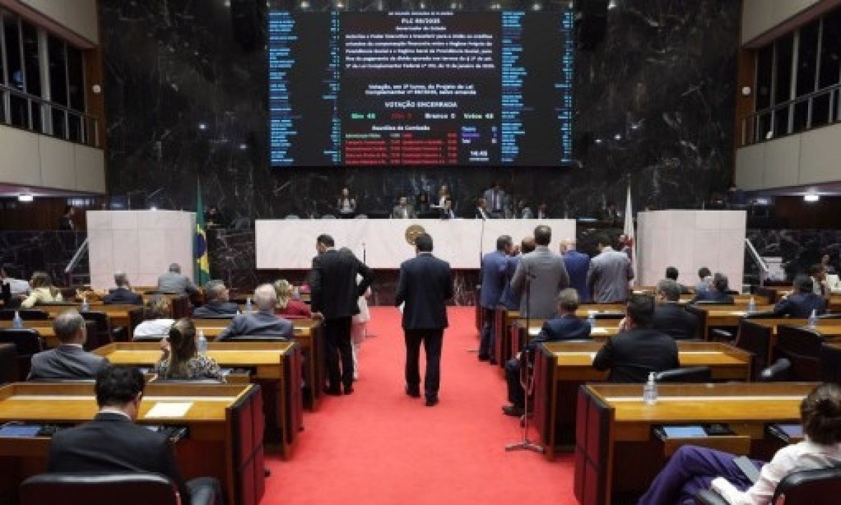 Acompanhamento das votações em plenário é uma das ferramentas da Assembleia Legislativa de Minas Gerais para fiscalizar a atuação dos deputados - (crédito: Willian Dias/ALMG)