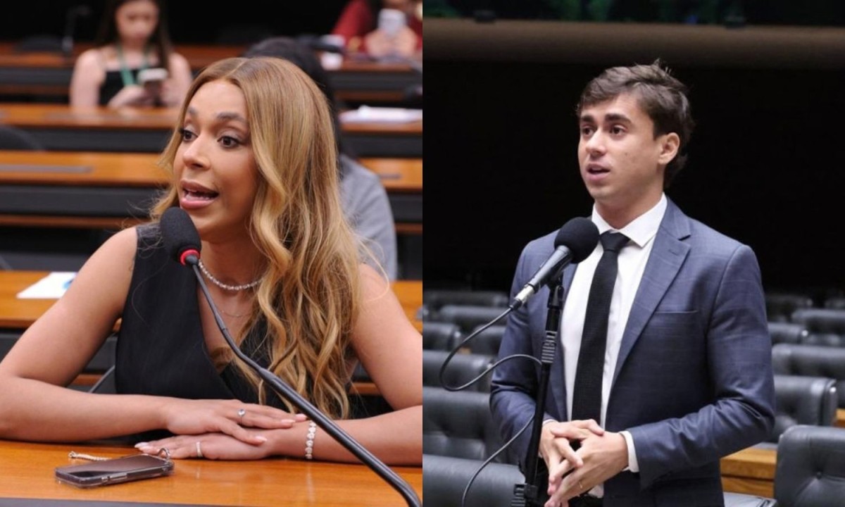 Érika Hilton (PSOL) e Nikolas Ferreira (PL) estão entre os deputados federais mais votados nas últimas eleições - (crédito: Renato Araújo/Câmara dos Deputados; Bruno Spada/Câmara dos Deputados)