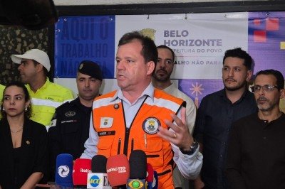 O subsecretário de Proteção e Defesa Civil de BH, Elcione Menezes -  (crédito: Jair Amaral/EM/D.A Press)