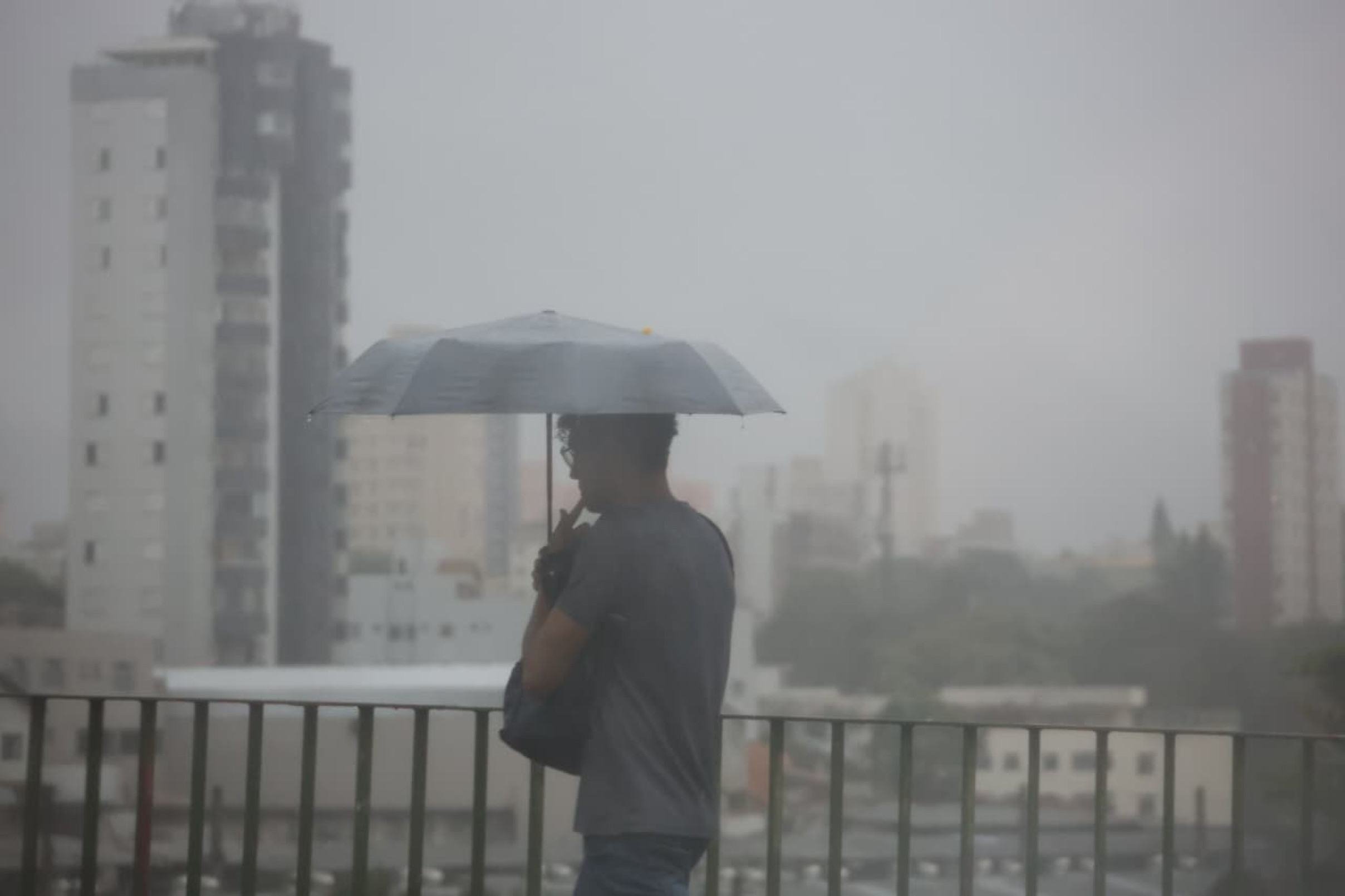 A população deve redobrar a atenção em climas chuvosos como esse