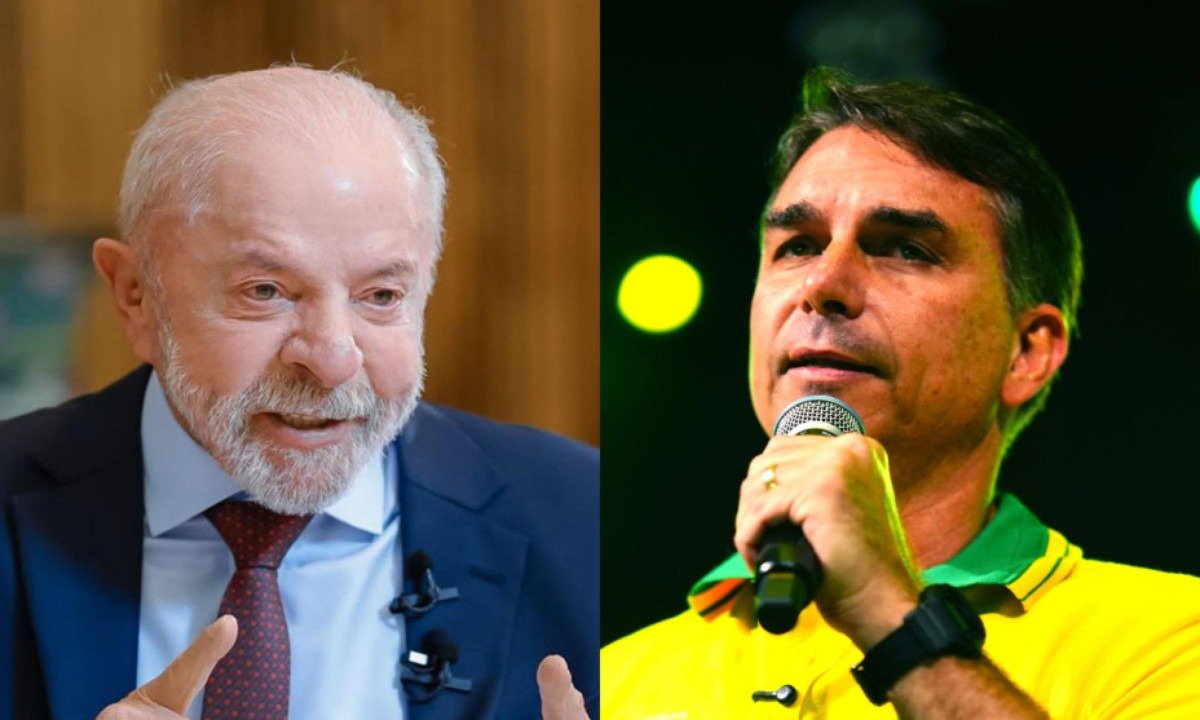 Debates, apoios e olho nas abstenções: os planos de Flávio e Lula para o 2º turno - (crédito: Foto: Ricardo Stuckert/Charles Vieira/Campanha Flávio Bolsonaro)