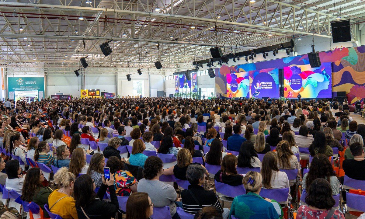 Congresso Internacional de Felicidade reúne 2,5 mil pessoas - (crédito: DINO)