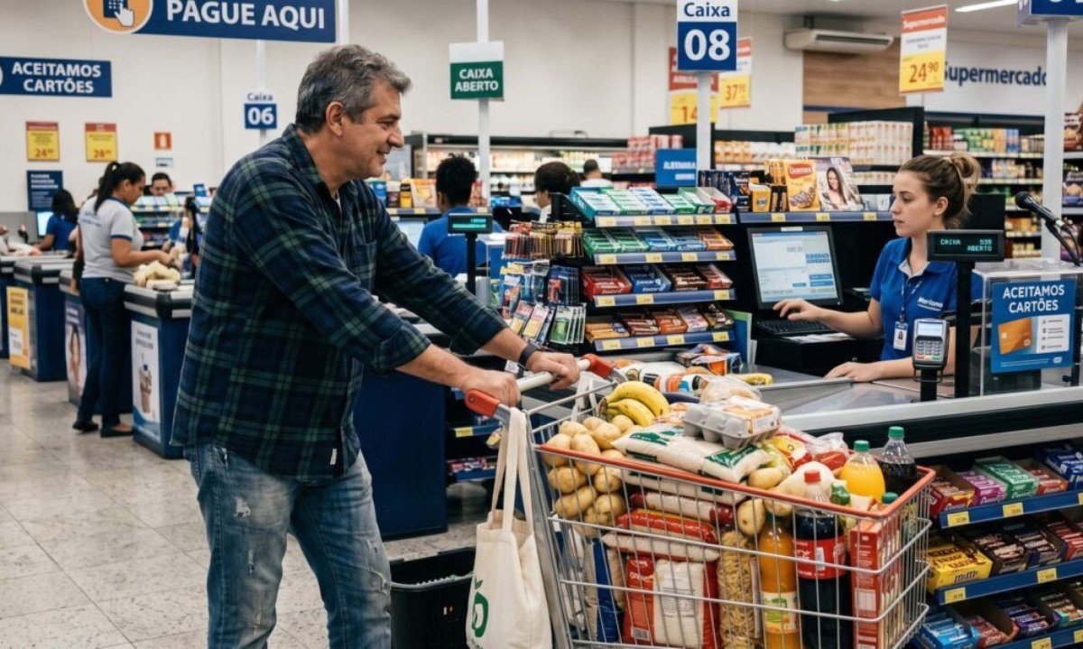 Especialistas em psicologia concordam: pessoas que evitam caixas de autoatendimento no supermercado não são folgadas, elas podem estar buscando interação social - (crédito: Tupi)