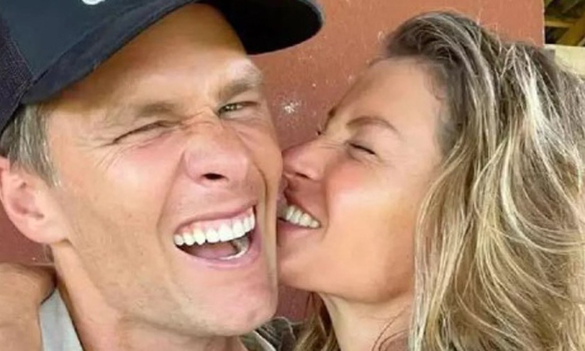Gisele Bündchen e Tom Brady em registro de momentos felizes, enquanto a matéria aborda os desdobramentos de seu divórcio e novos caminhos - (crédito: Redes sociais)