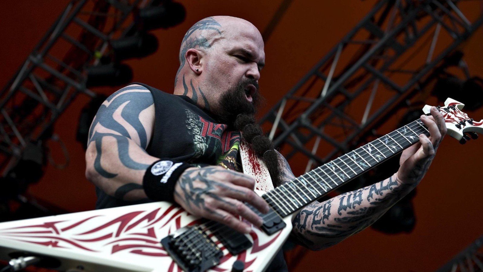 Kerry King vai apresentar com o Slayer o disco 'Reign in blood' na &iacute;ntegra em S&atilde;o Paulo, em dezembro