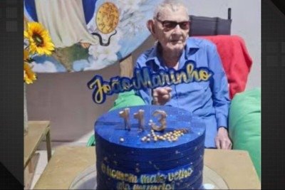 Aposentado chega aos 114 anos como o homem mais velho do planeta e marca encontro inusitado com seu maior ‘rival’ -  (crédito: Tupi)