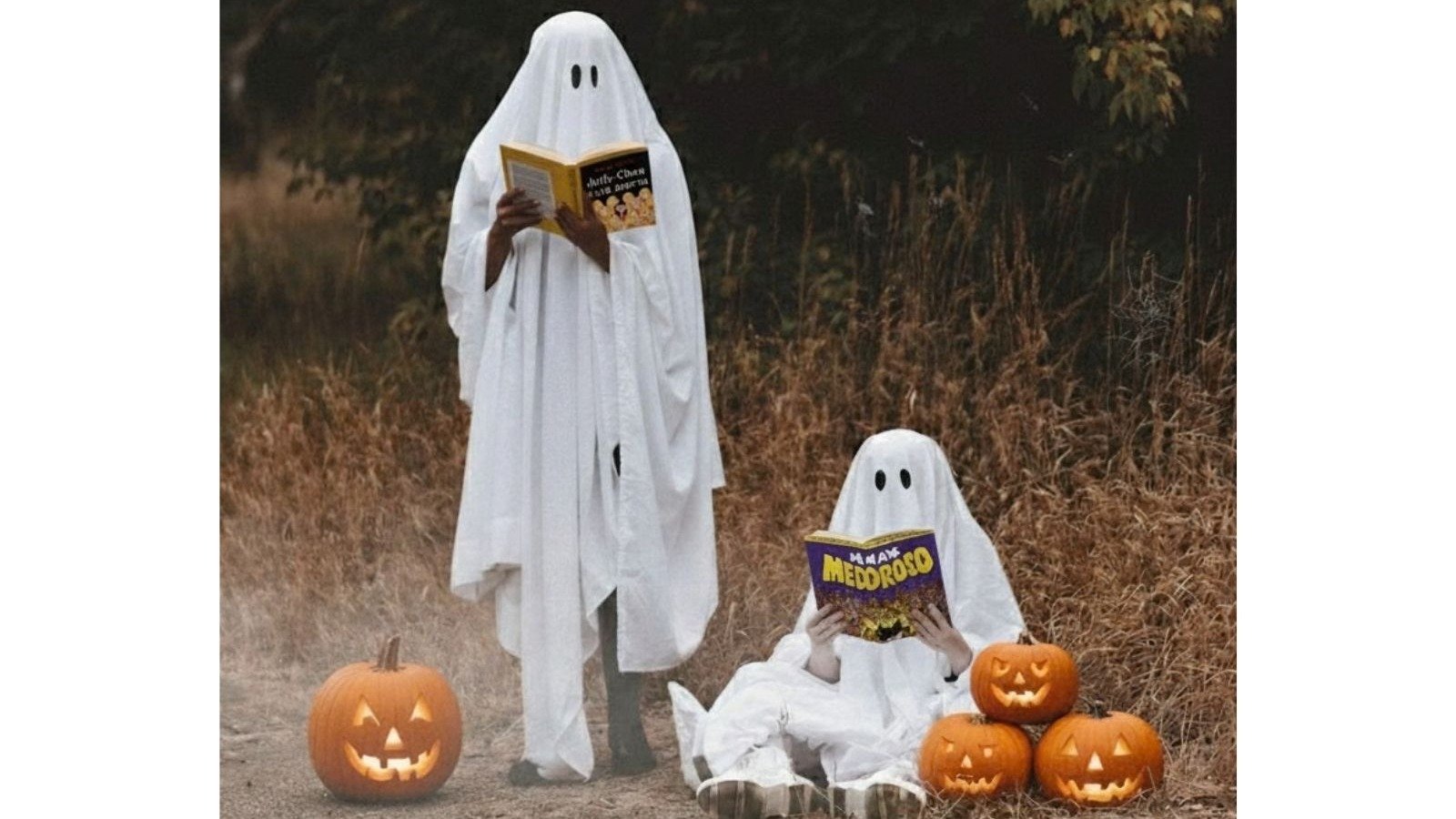 Fantasmas leitores celebram o Halloween com as obras 'Julie Chan est&aacute; morta' e 'Max Medroso', entre os livros de terror indicados -  (crédito: Divulga&ccedil;&atilde;o)
