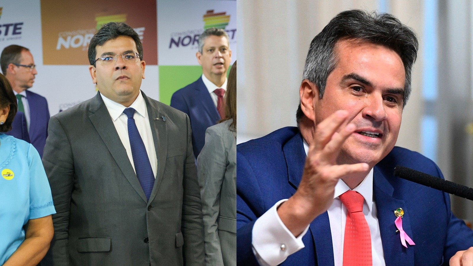 Fonteles atacou Nogueira durante evento com apoiadores -  (crédito: Fabio Rodrigues-Pozzebom/ Ag&ecirc;ncia Brasil | Marcos Oliveira/Ag&ecirc;ncia Senado)