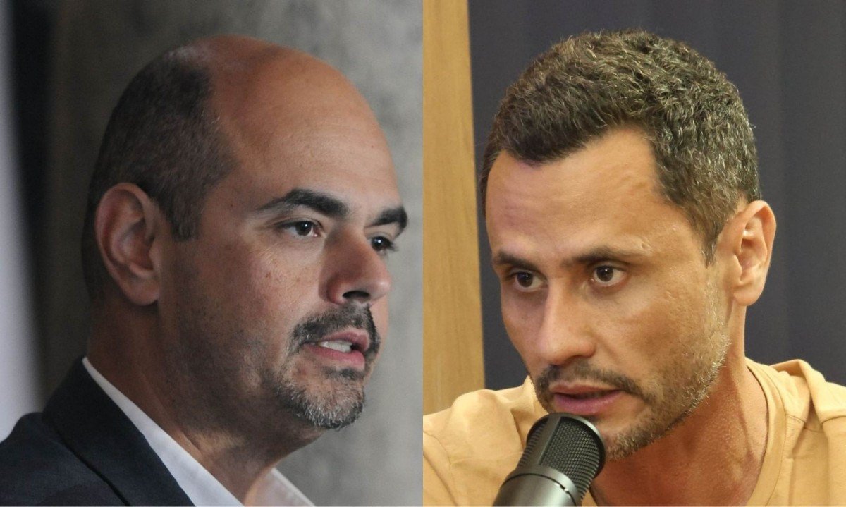 Cleitinho venceu a eleição no primeiro turno, com 55,4%; Simões ficou em quarto lugar, com 4,65% - (crédito: Alexandre Guzanshe/EM/D.A Press e Jair Amaral/EM/DA Press)