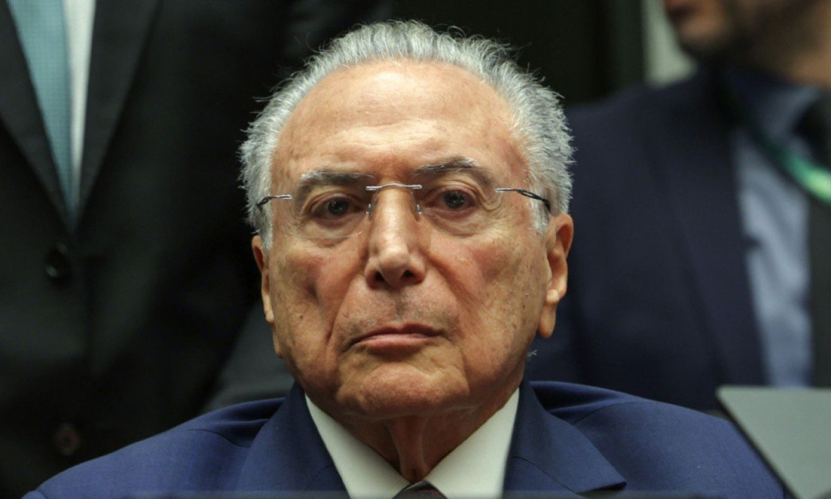 Temer é escalado por Flávio Bolsonaro como ‘adulto na sala’ no 2º turno - (crédito: Foto: Rosinei Coutinho/STF)