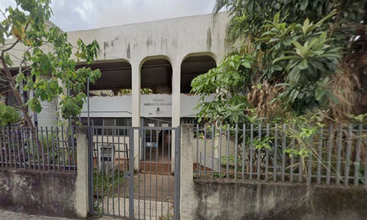 Fachada do Fórum Augusto de Lima, em Nova Lima - (crédito: Reprodução/Google)