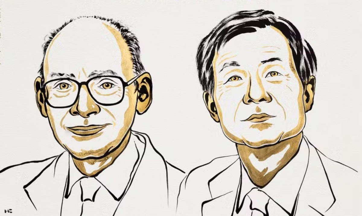 O francês Henri B. Kagan e o japonês Kenso Soai ganharam o Nobel de Química de 2026 - (crédito: Reprodução/Nobel Prize)