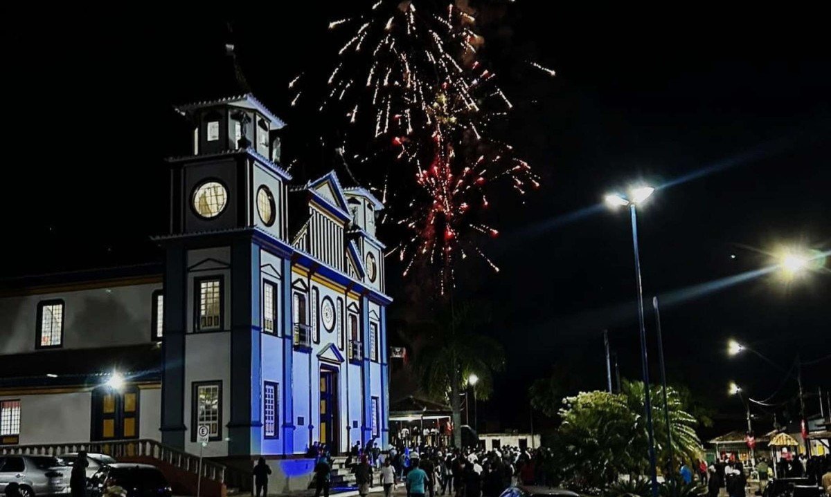 No coração de Datas, a Matriz do Divino Espírito Santo guarda parte da história, da fé e da identidade de uma cidade que encanta também por sua arquitetura e suas tradições - (crédito: Wender Santos/Secult Datas)
