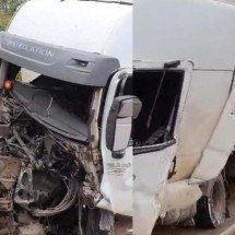 Vídeo: veja imagens da carreta envolvida no acidente da BR-040 em Nova Lima - Reprodução/Larissa Leone