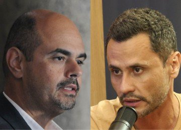 Cleitinho venceu a eleição no primeiro turno, com 55,4%; Simões ficou em quarto lugar, com 4,65% -  (crédito: Alexandre Guzanshe/EM/D.A Press e Jair Amaral/EM/DA Press)