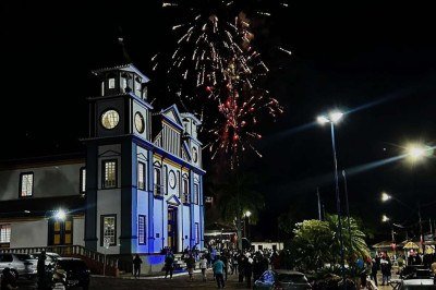 No cora&ccedil;&atilde;o de Datas, a Matriz do Divino Esp&iacute;rito Santo guarda parte da hist&oacute;ria, da f&eacute; e da identidade de uma cidade que encanta tamb&eacute;m por sua arquitetura e suas tradi&ccedil;&otilde;es -  (crédito: Wender Santos/Secult Datas)