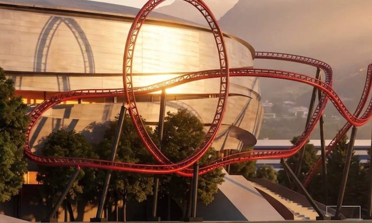 Time anuncia estádio com montanha-russa e custo de R$ 2 bilhões - (crédito: No Ataque Internacional)