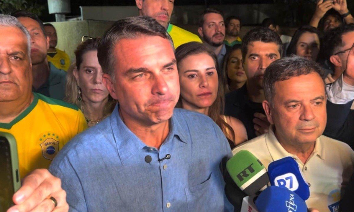 O pedido da cúpula do PL para Flávio ter mais cuidado com o que fala na reta final - (crédito: Foto: Reprodução/Redes sociais)