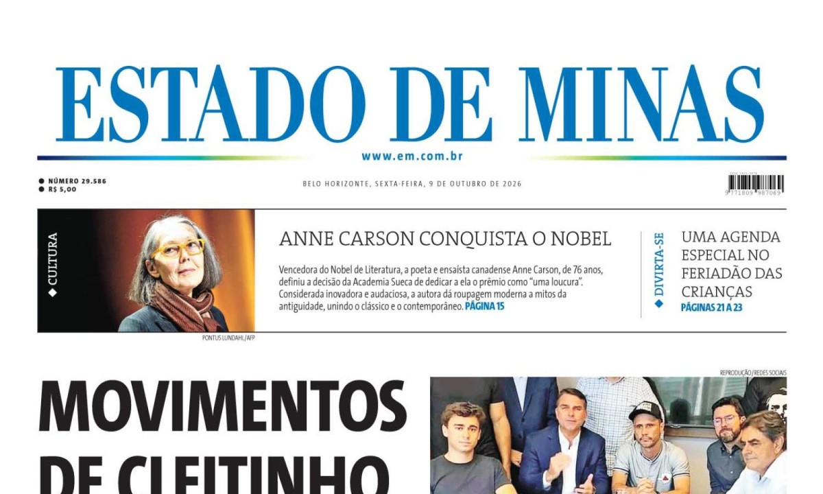 Capa do dia - (crédito: jwilsoncarvalho.mg)