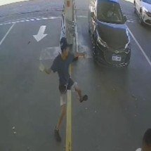 Vídeo: homens atacam frentista com pedras e são presos em BH - ReproduÃ§Ã£o