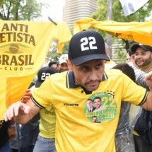 Cleitinho faz vídeo com Nikolas Ferreira e Flávio Bolsonaro: 'É 22' - Gladyston Rodrigues/EM/D.A. Press