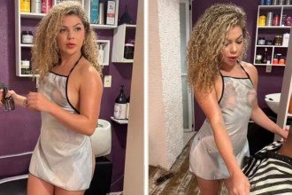 Dona de barbearia nudista cancela noivado por pressão para colocar silicone