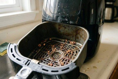 Truque prático para limpar a air fryer revoluciona a rotina na cozinha ao remover gordura encrustada em menos de um minuto: aprenda o método infalível -  (crédito: Tupi)