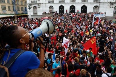 Estudantes mobilizaram manifestações no Rio de Janeiro nesta semana -  (crédito: Fernando Frazão/Agência Brasil)
