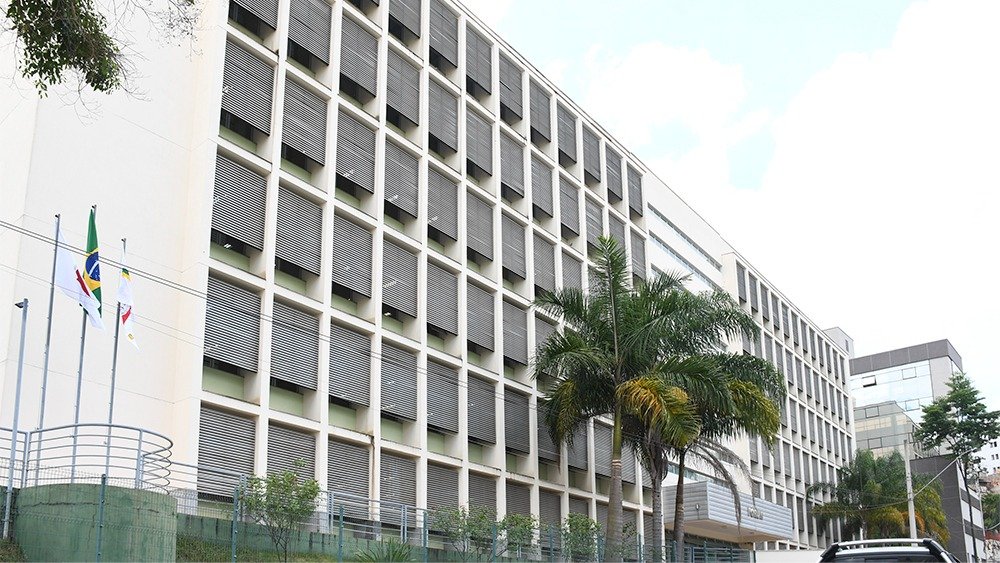 Fachada do Tribunal de Justiça de Minas Gerais (TJMG), onde o recurso do motociclista foi julgado - (crédito: Gláucia Rodrigues / TJMG)