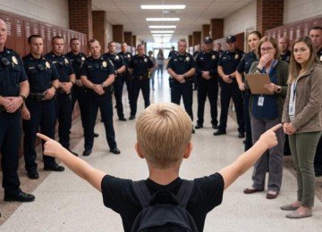 Aluno de 6 anos atira em professora e ameaça policiais e funcionários de escola nos Estados Unidos -  (crédito: Tupi)