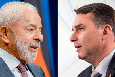 Campanhas de Flávio e Lula preparam batalha na região com maior abstenção no país -  (crédito: Foto: Ricardo Stuckert / PR e Flávio Bolsonaro/Flickr)