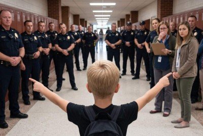 Aluno de 6 anos atira em professora e ameaça policiais e funcionários de escola nos Estados Unidos -  (crédito: Tupi)