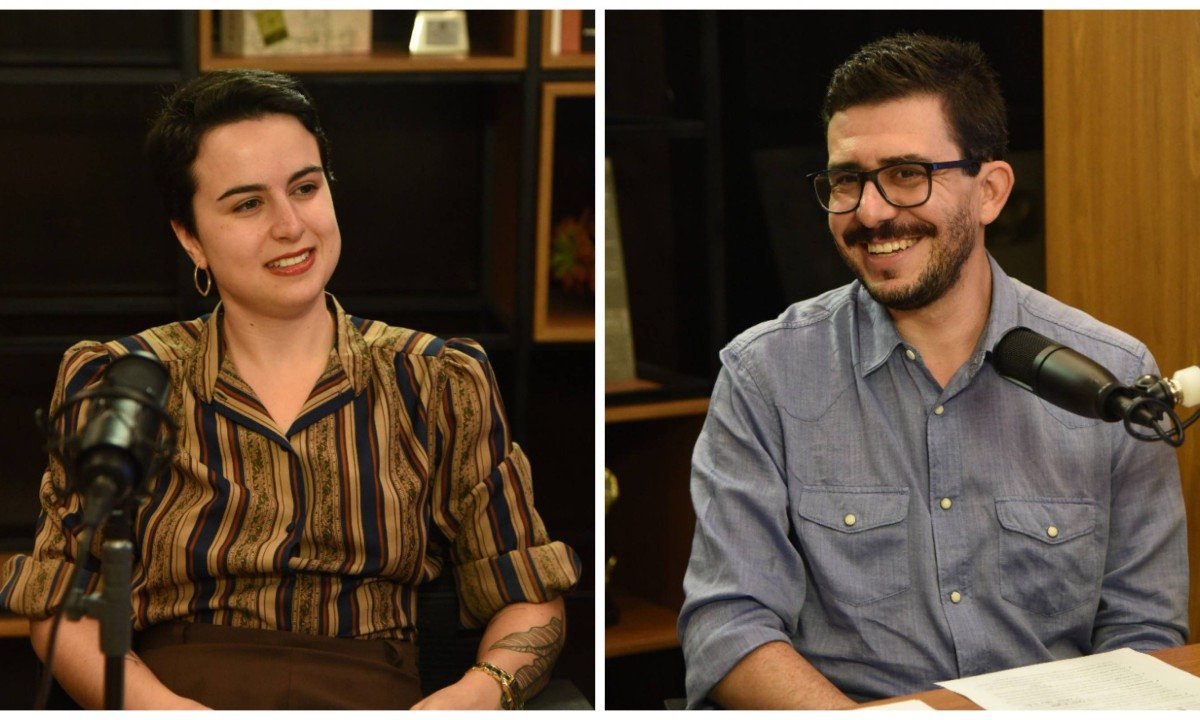 Os pesquisadores Filipe Dias Vieira e Bruna Kalil Othero - (crédito: Gladyston Rodrigues/EM/D.A. Press.)