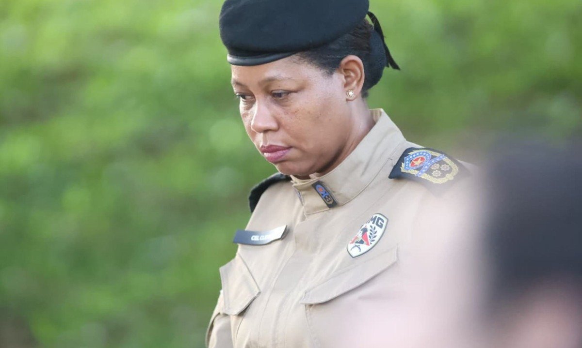Comandante-Geral da Polícia Militar de Minas Gerais (PMMG), Coronel PM Cleide Barcelos, lamenta morte de tenentes mortos em acidente aéreo da corporação - (crédito: Marcos Vieira/EM/DA Press)