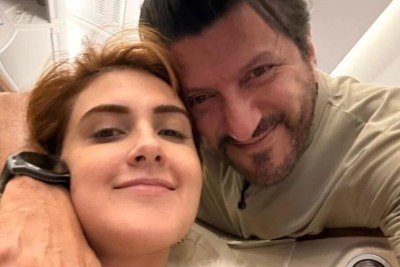 Mila Seidl, viúva de Lito Sousa, desabafa sobre primeira viagem de avião após morte do influenciador -  (crédito: Tupi)